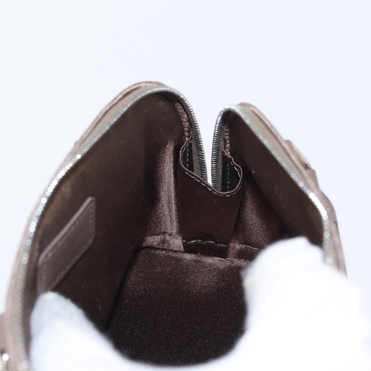 LOUIS VUITTON Monogram Satin Little Alma Hand Bag Gray M92147 LV Auth 147837A