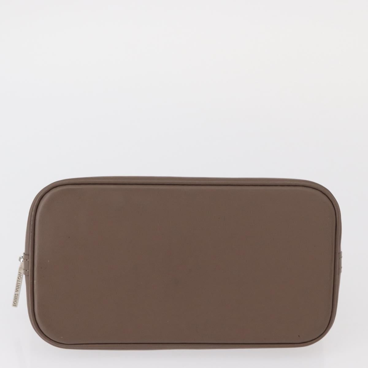 LOUIS VUITTON Monogram Satin Little Alma Hand Bag Gray M92147 LV Auth 147837A