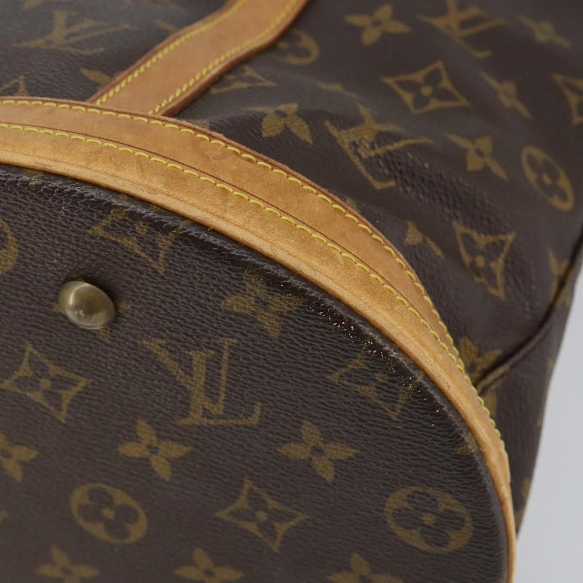 LOUIS VUITTON Monogram Bucket GM Shoulder Bag M42236 LV Auth 147839