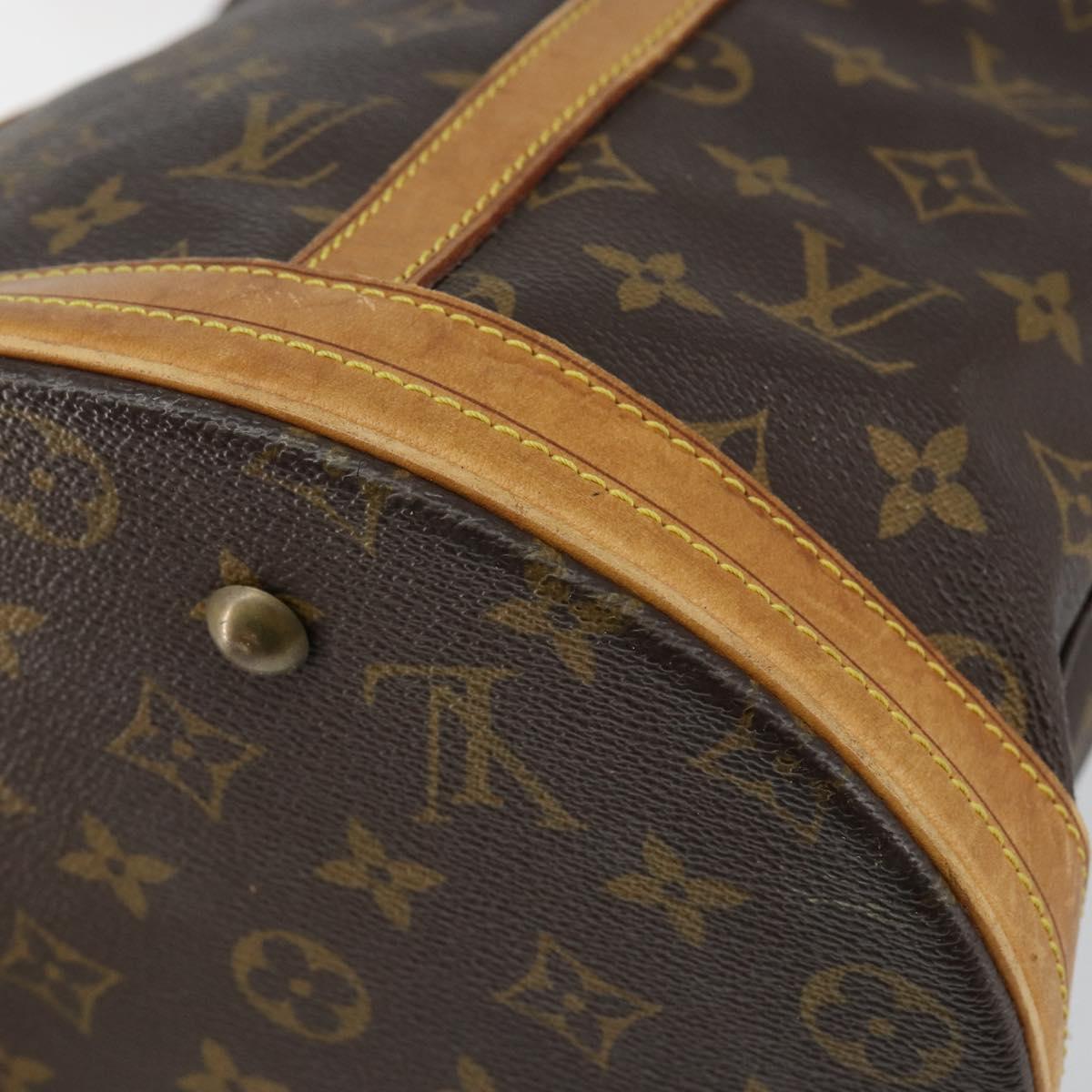 LOUIS VUITTON Monogram Bucket GM Shoulder Bag M42236 LV Auth 147839