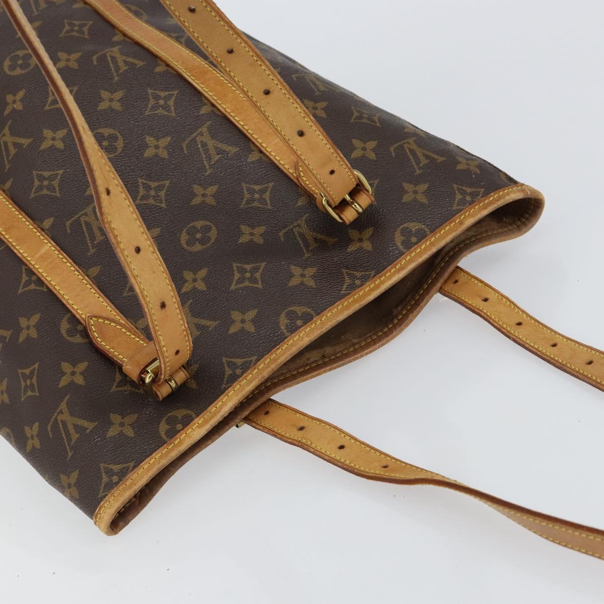 LOUIS VUITTON Monogram Bucket GM Shoulder Bag M42236 LV Auth 147839