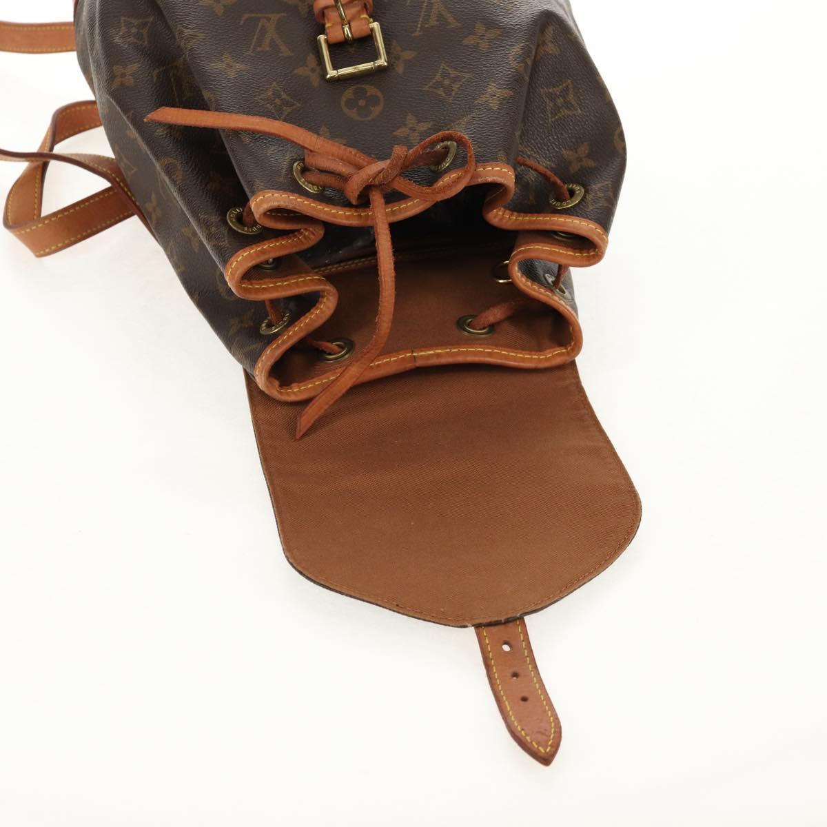 LOUIS VUITTON Monogram Montsouris MM Backpack M51136 LV Auth 147841