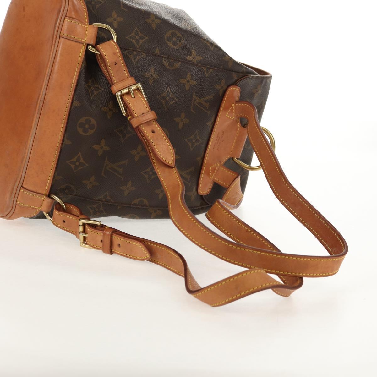 LOUIS VUITTON Monogram Montsouris MM Backpack M51136 LV Auth 147841