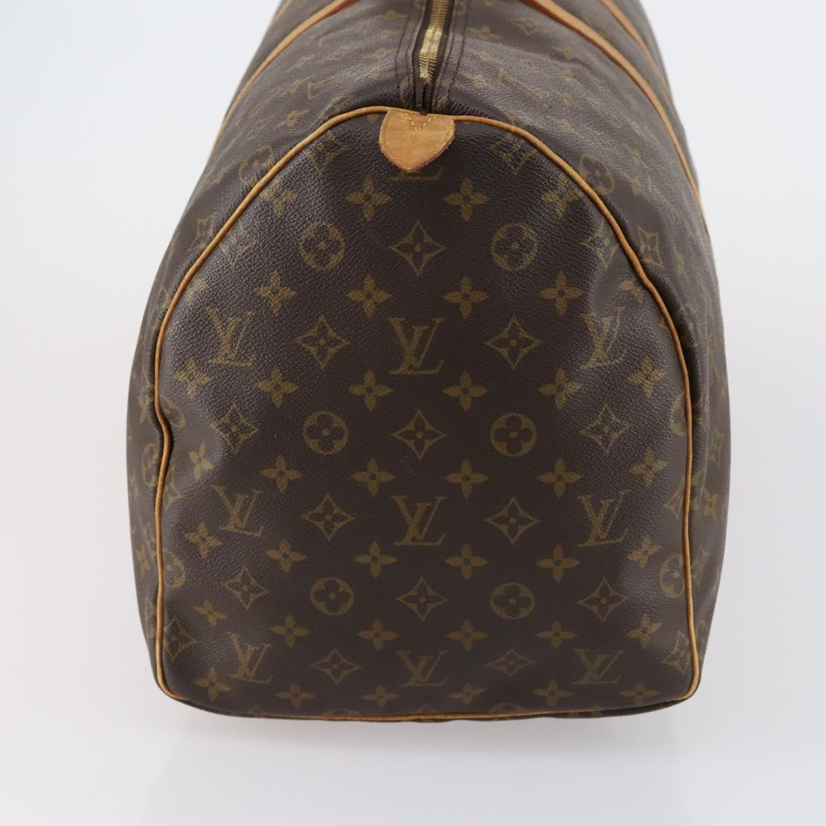 LOUIS VUITTON Monogram Keepall 55 Boston Bag M41424 LV Auth 147845