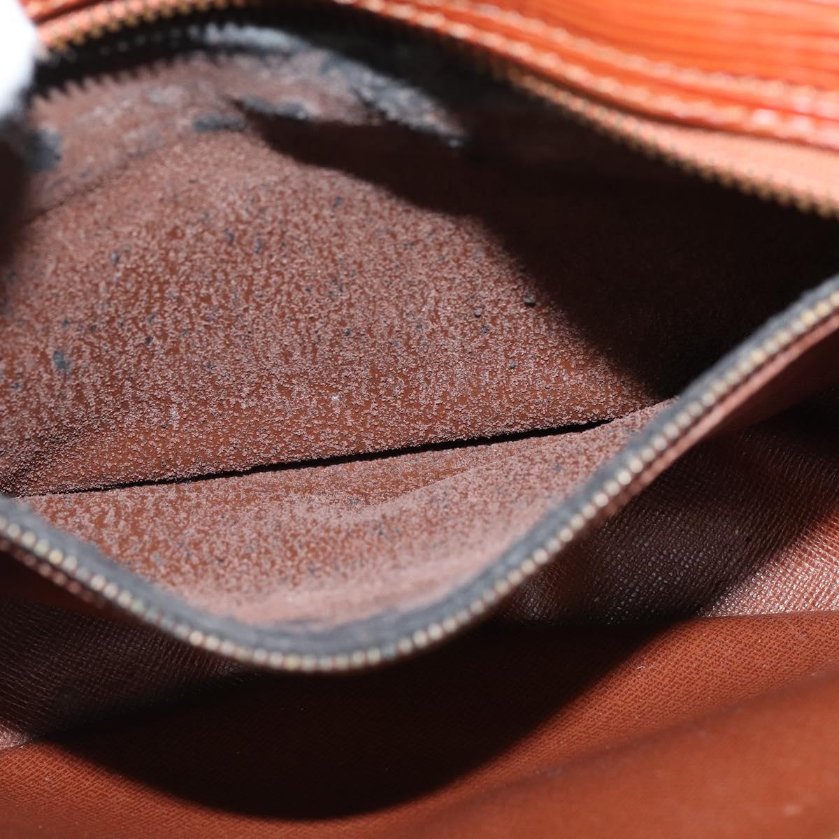 LOUIS VUITTON Epi Jeune Fille MM Shoulder Bag Brown M52153 LV Auth 147851