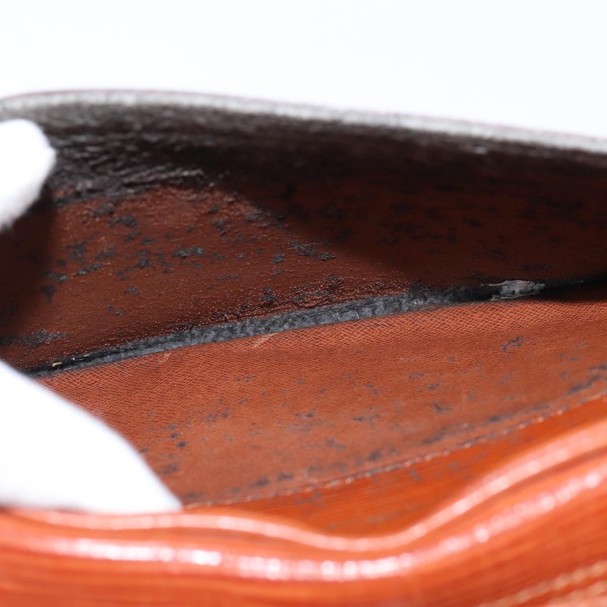 LOUIS VUITTON Epi Jeune Fille MM Shoulder Bag Brown M52153 LV Auth 147851