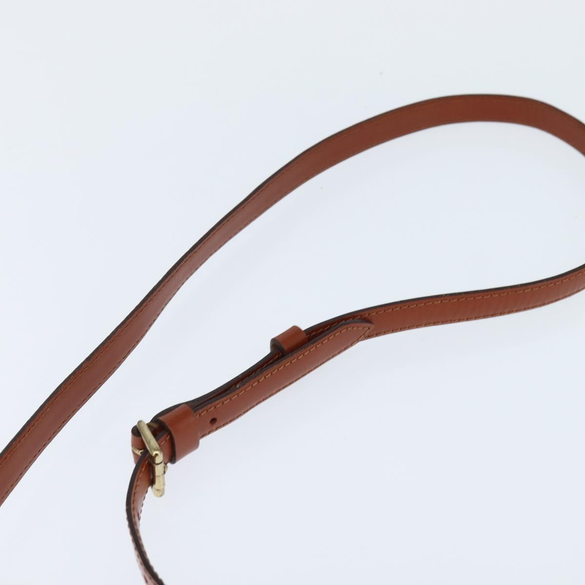 LOUIS VUITTON Epi Jeune Fille MM Shoulder Bag Brown M52153 LV Auth 147851