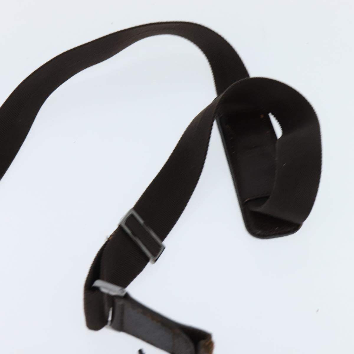 GUCCI GG Canvas Shoulder Bag Beige Silver 122793 Auth 147865