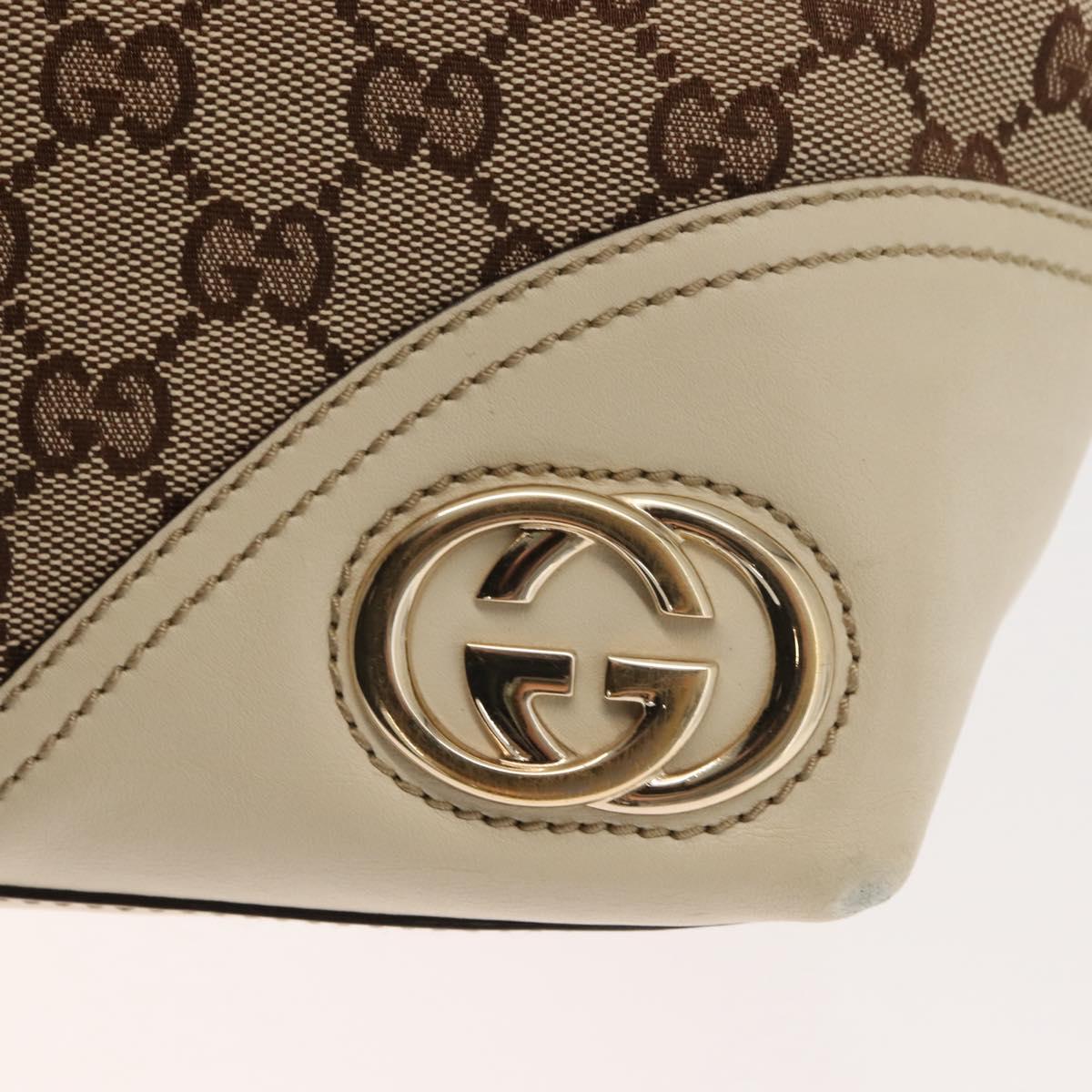 GUCCI GG Canvas Abbey Tote Bag Beige 169946 Auth 147873