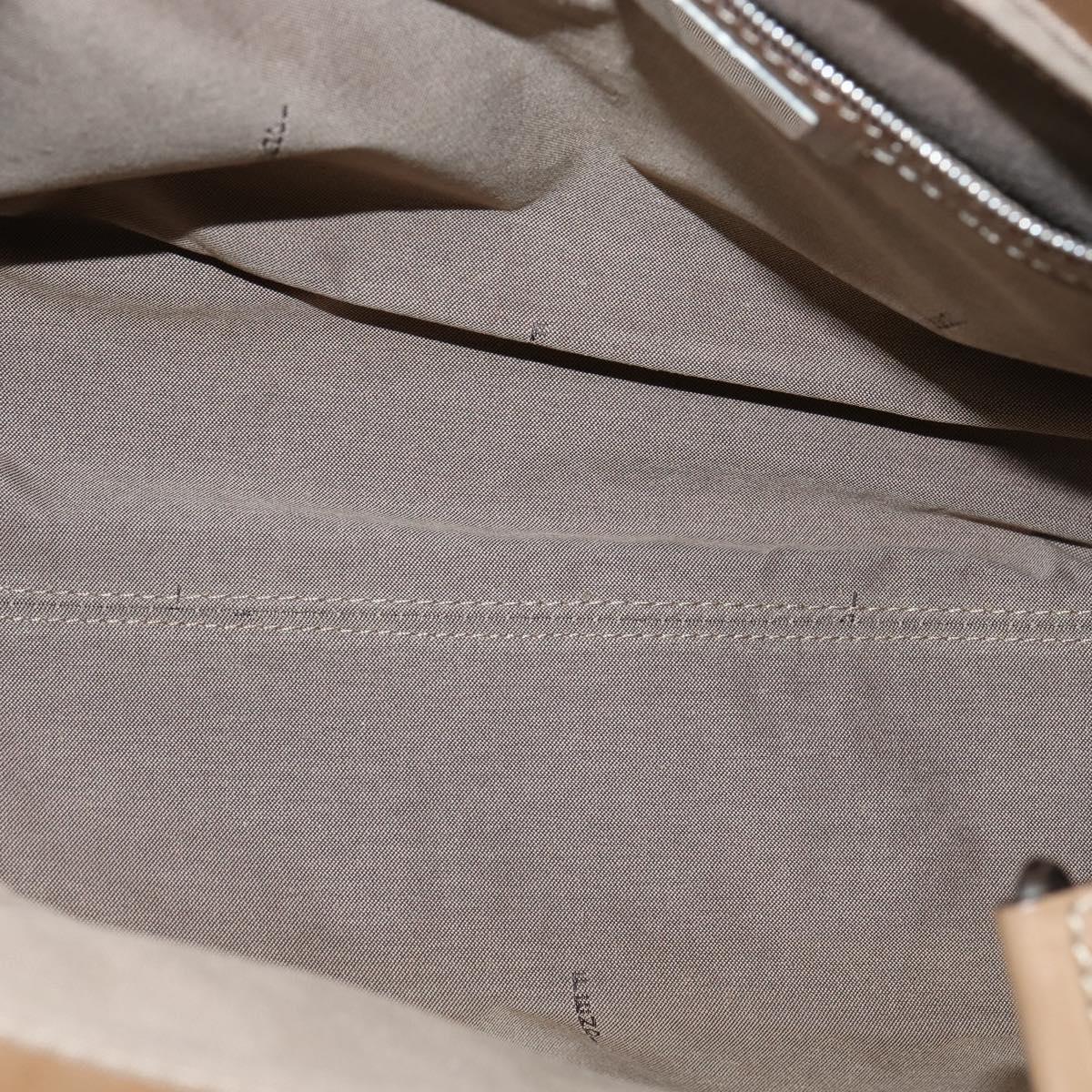 FENDI Etnico Hand Bag Leather Pink Auth 147903