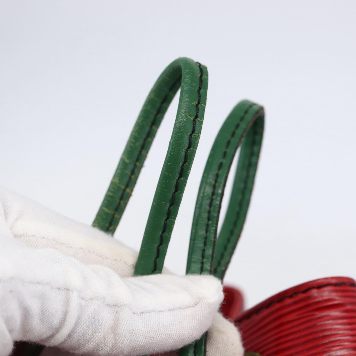 LOUIS VUITTON Epi Noe Shoulder Bag Tricolor Red Green blue M44082 LV Auth 147921