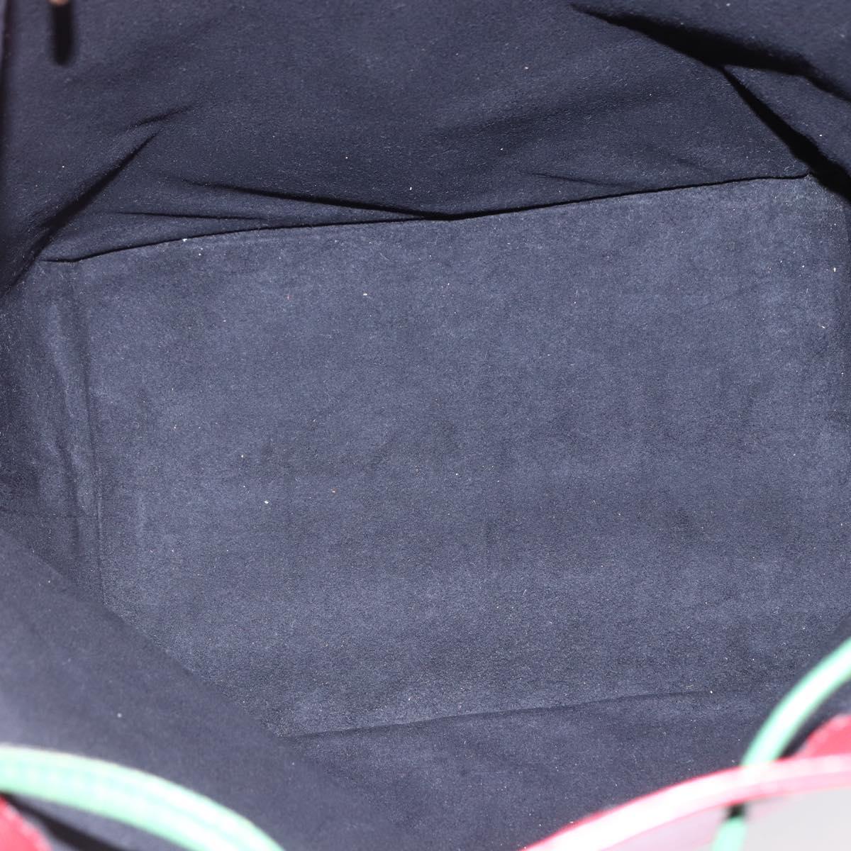 LOUIS VUITTON Epi Noe Shoulder Bag Tricolor Red Green blue M44082 LV Auth 147921