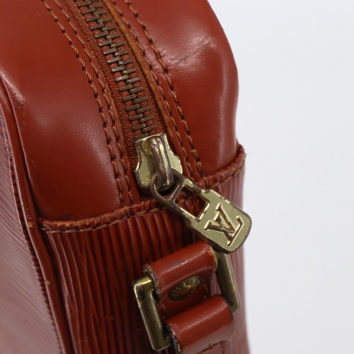 LOUIS VUITTON Epi Trocadero 24 Shoulder Bag Brown M52313 LV Auth 147923