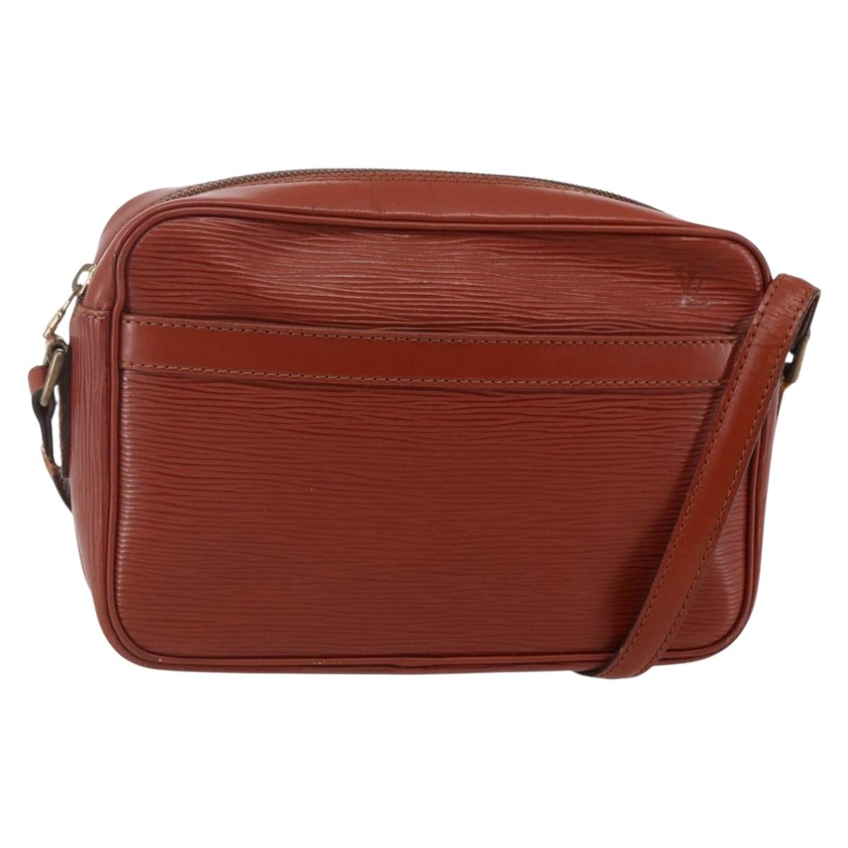 LOUIS VUITTON Epi Trocadero 24 Shoulder Bag Brown M52313 LV Auth 147923