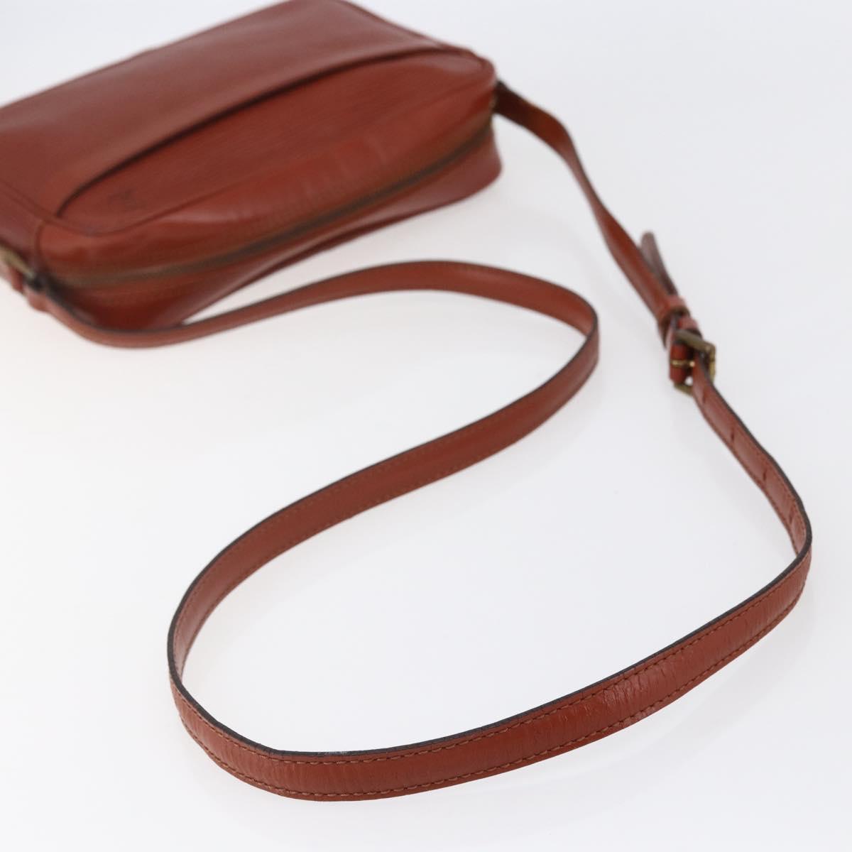 LOUIS VUITTON Epi Trocadero 24 Shoulder Bag Brown M52313 LV Auth 147923