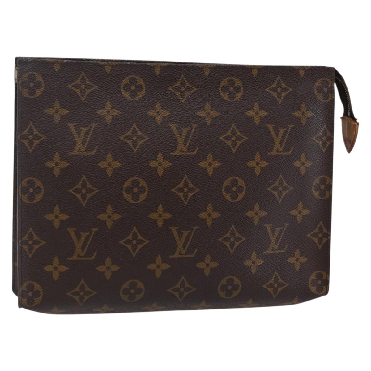LOUIS VUITTON Monogram Poche Toilette 26 Pouch M47542 LV Auth 147926