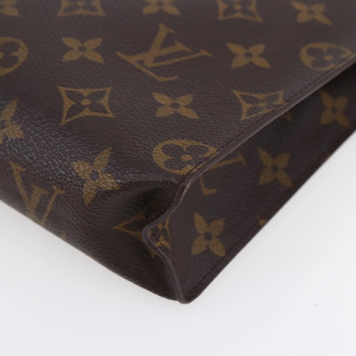 LOUIS VUITTON Monogram Poche Toilette 26 Pouch M47542 LV Auth 147926