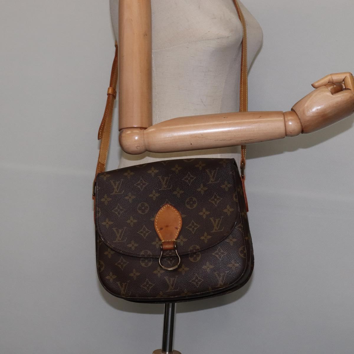 LOUIS VUITTON Monogram Saint Cloud GM Shoulder Bag M51242 LV Auth 147929