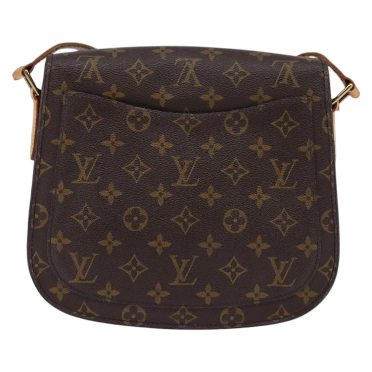 LOUIS VUITTON Monogram Saint Cloud GM Shoulder Bag M51242 LV Auth 147929