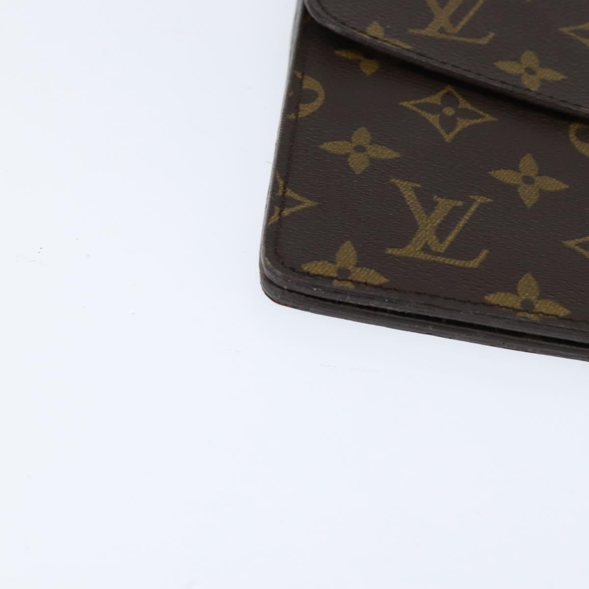 LOUIS VUITTON Monogram Double Rabat Shoulder Bag M51815 LV Auth 147932