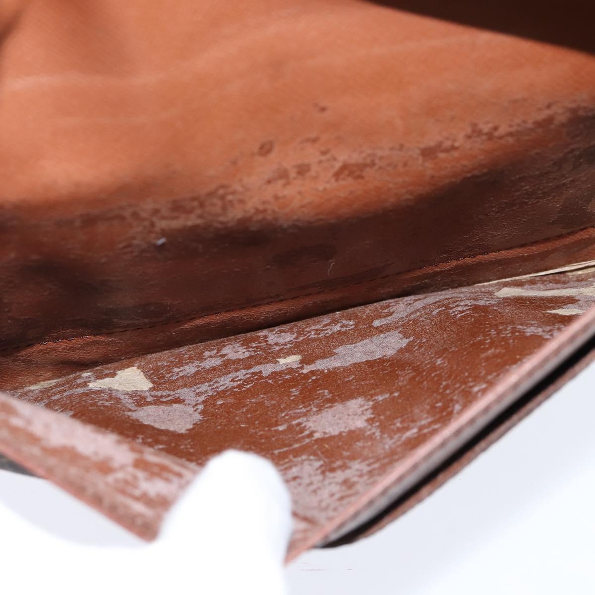 LOUIS VUITTON Monogram Double Rabat Shoulder Bag M51815 LV Auth 147932