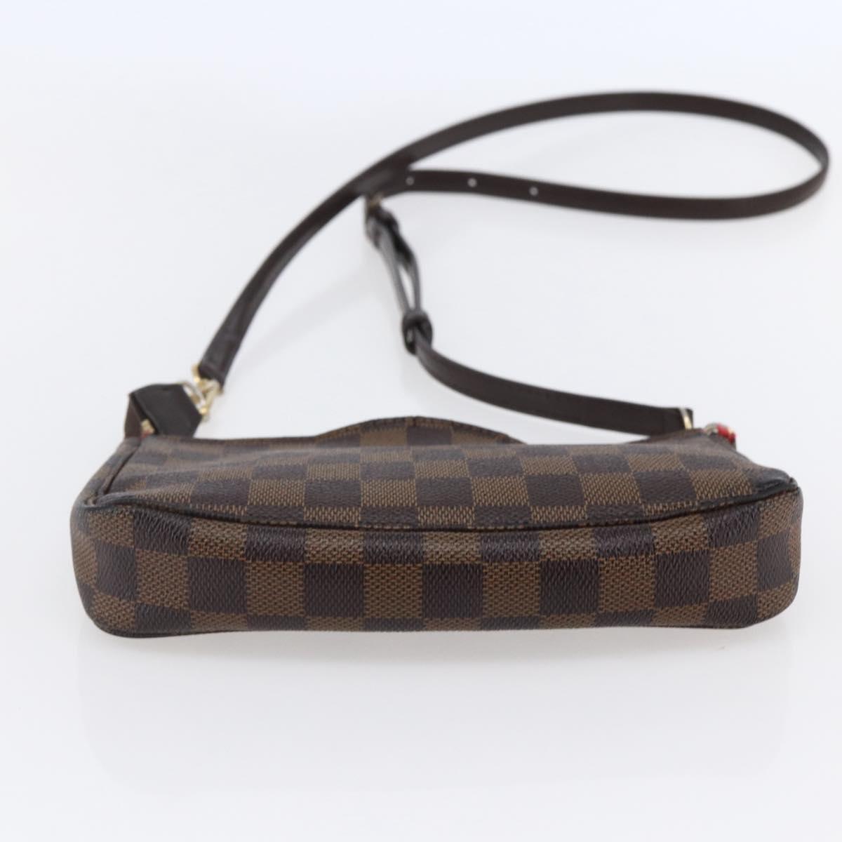 LOUIS VUITTON Damier Ebene Pochette Accessoires Pouch N41206 LV Auth 147934