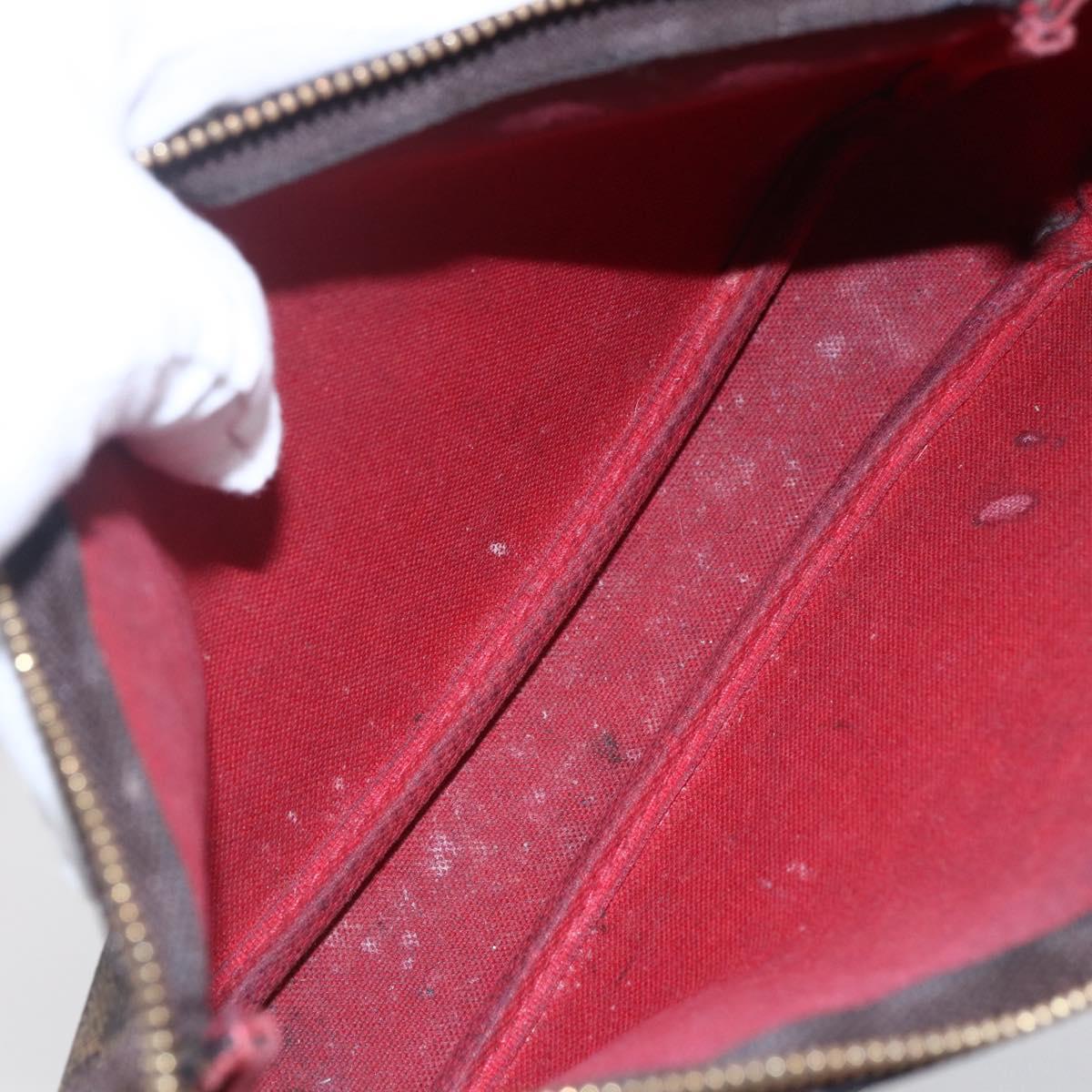 LOUIS VUITTON Damier Ebene Pochette Accessoires Pouch N41206 LV Auth 147934