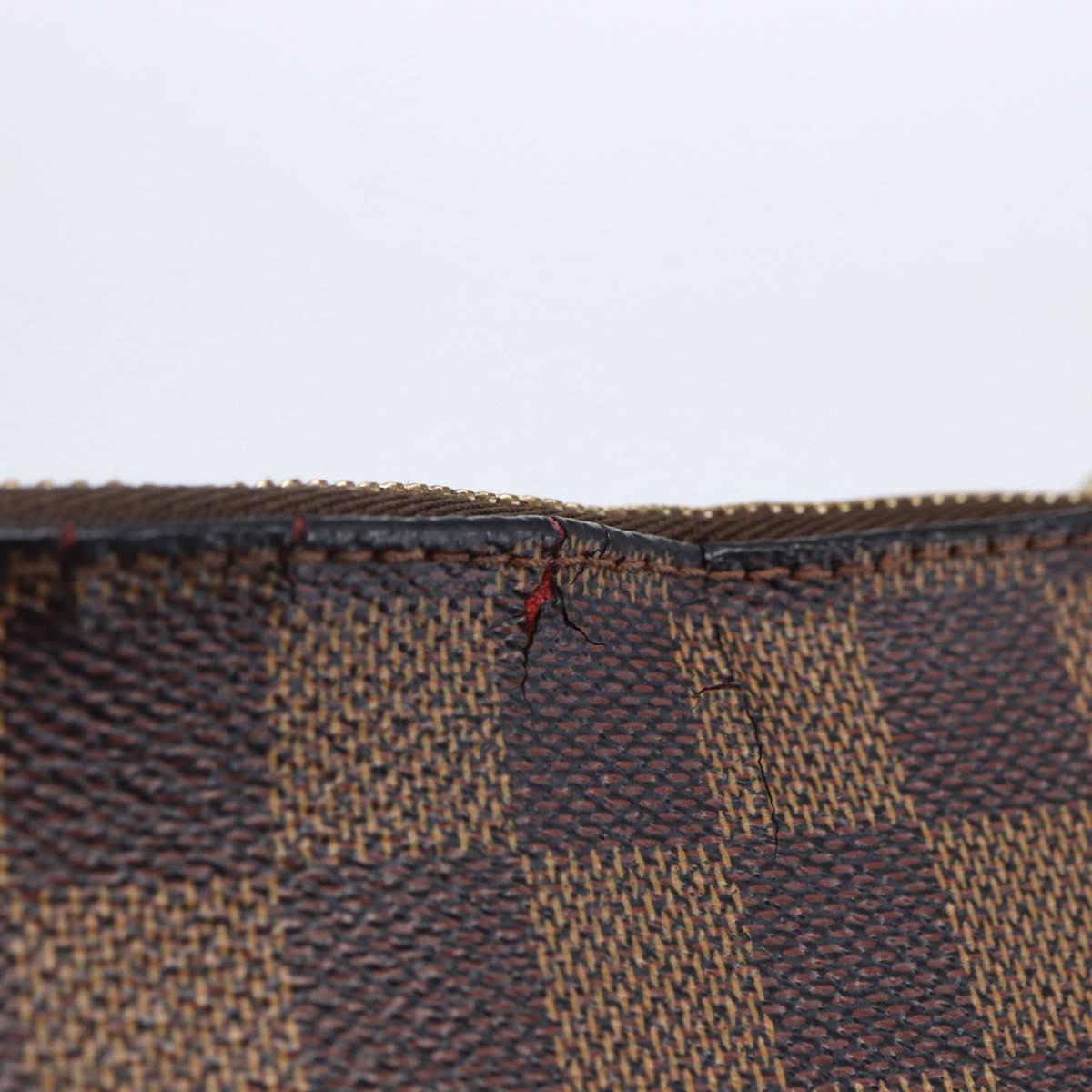 LOUIS VUITTON Damier Ebene Pochette Accessoires Pouch N41206 LV Auth 147934