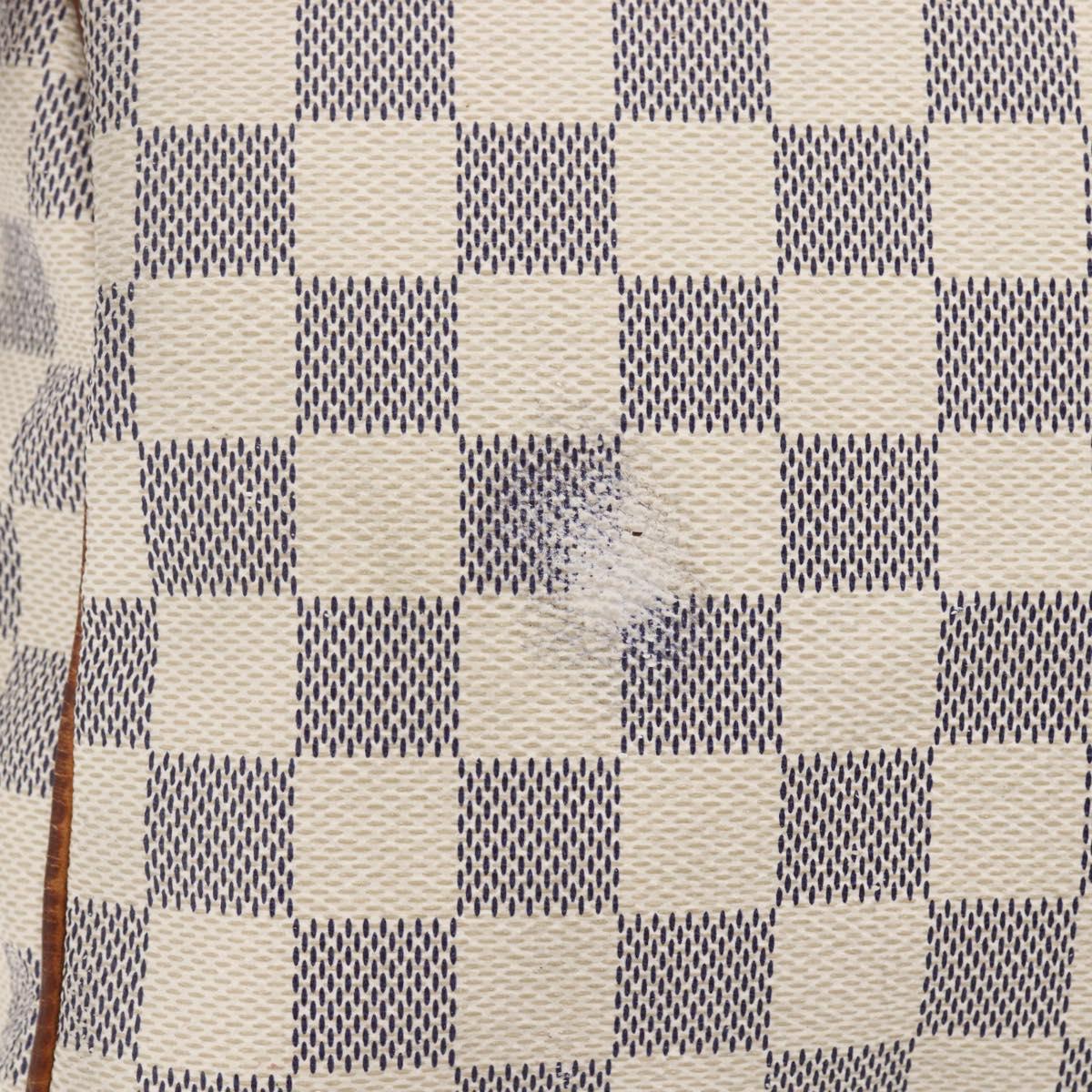 LOUIS VUITTON Damier Azur Speedy 30 Hand Bag N41533 LV Auth 147935