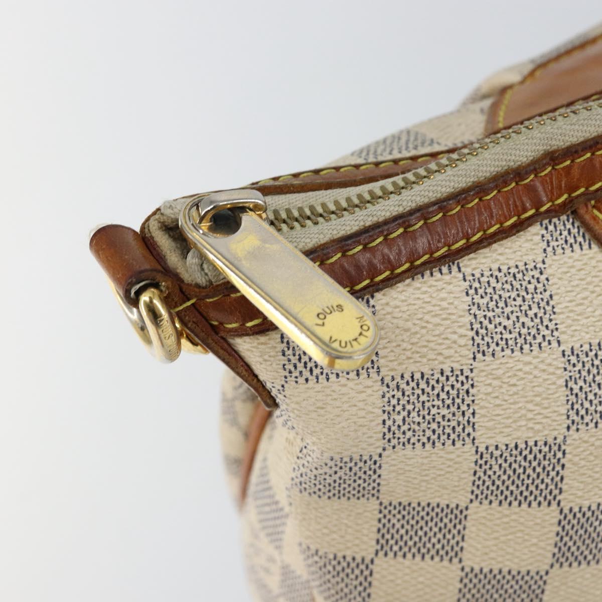 LOUIS VUITTON Damier Azur Siracusa PM Shoulder Bag N41113 LV Auth 147936