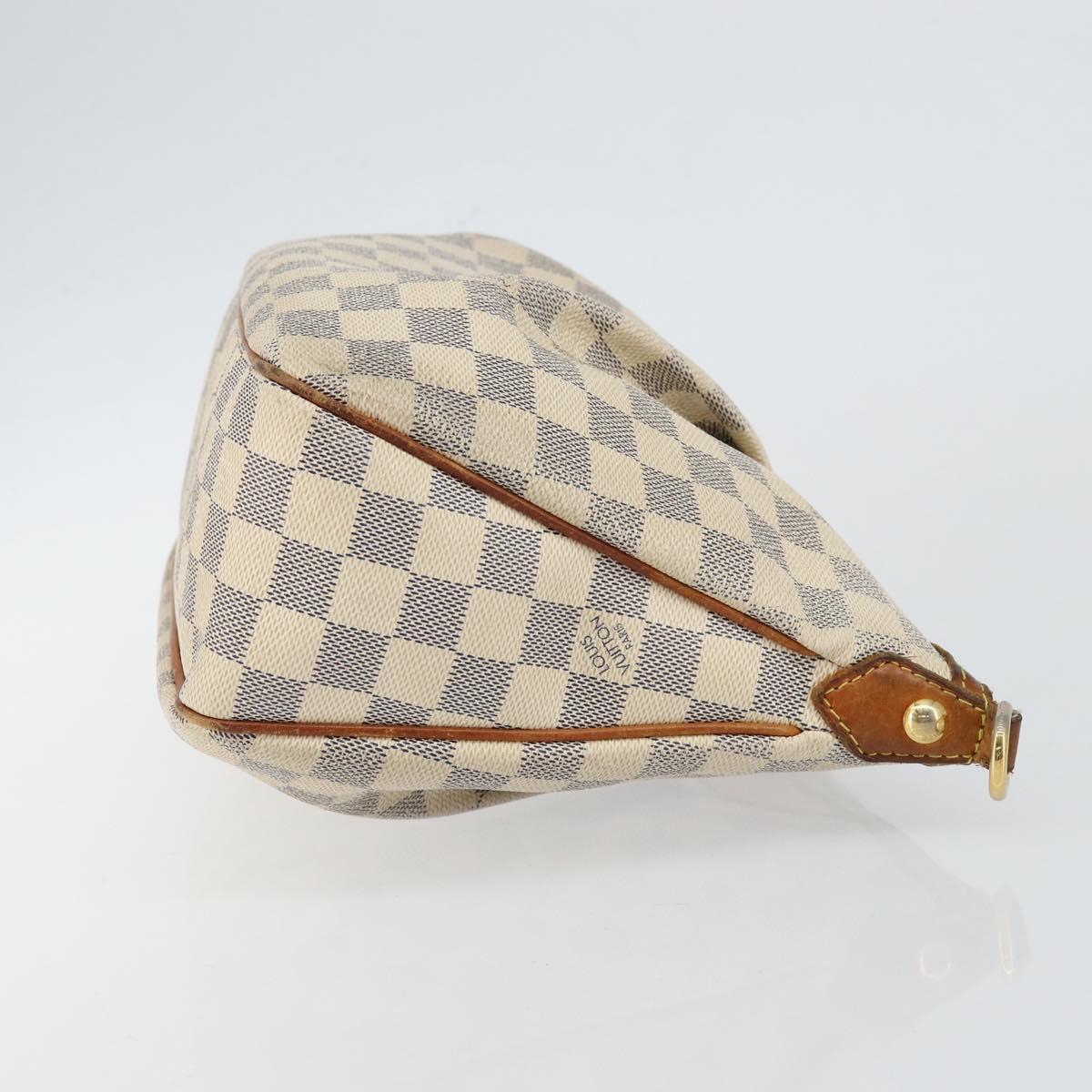 LOUIS VUITTON Damier Azur Siracusa PM Shoulder Bag N41113 LV Auth 147936