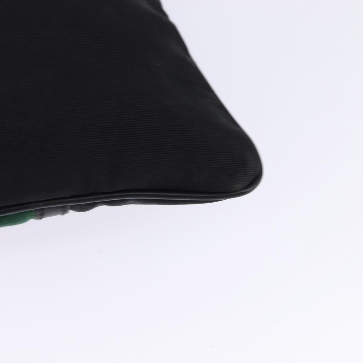 GUCCI Web Sherry Line Shoulder Bag Nylon Black 181068 Auth 147947