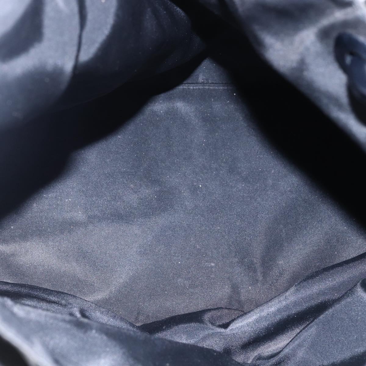 PRADA Tote Bag Nylon Black Auth 147955