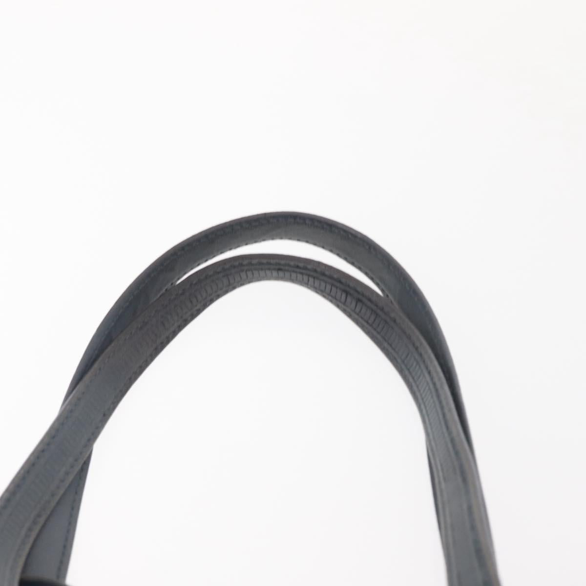 BOTTEGA VENETA INTRECCIATO Transcription Pattern Bag Nylon Blue Auth 147964