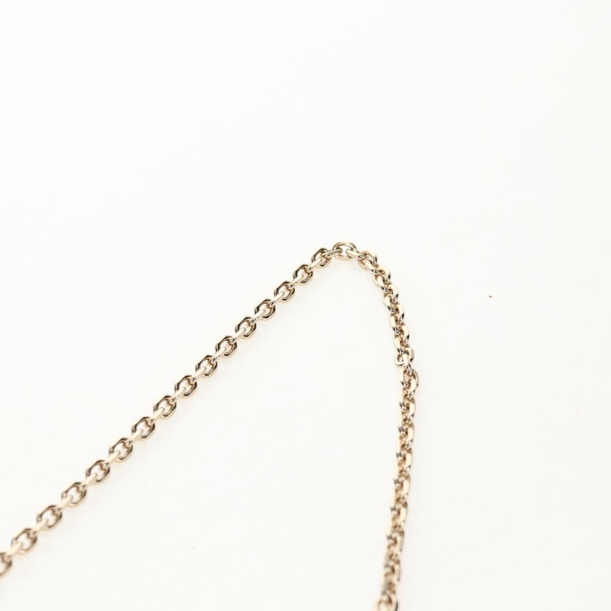 Christian Dior Chain Phone Pouch Leather 2way Red Gold Auth 147971M