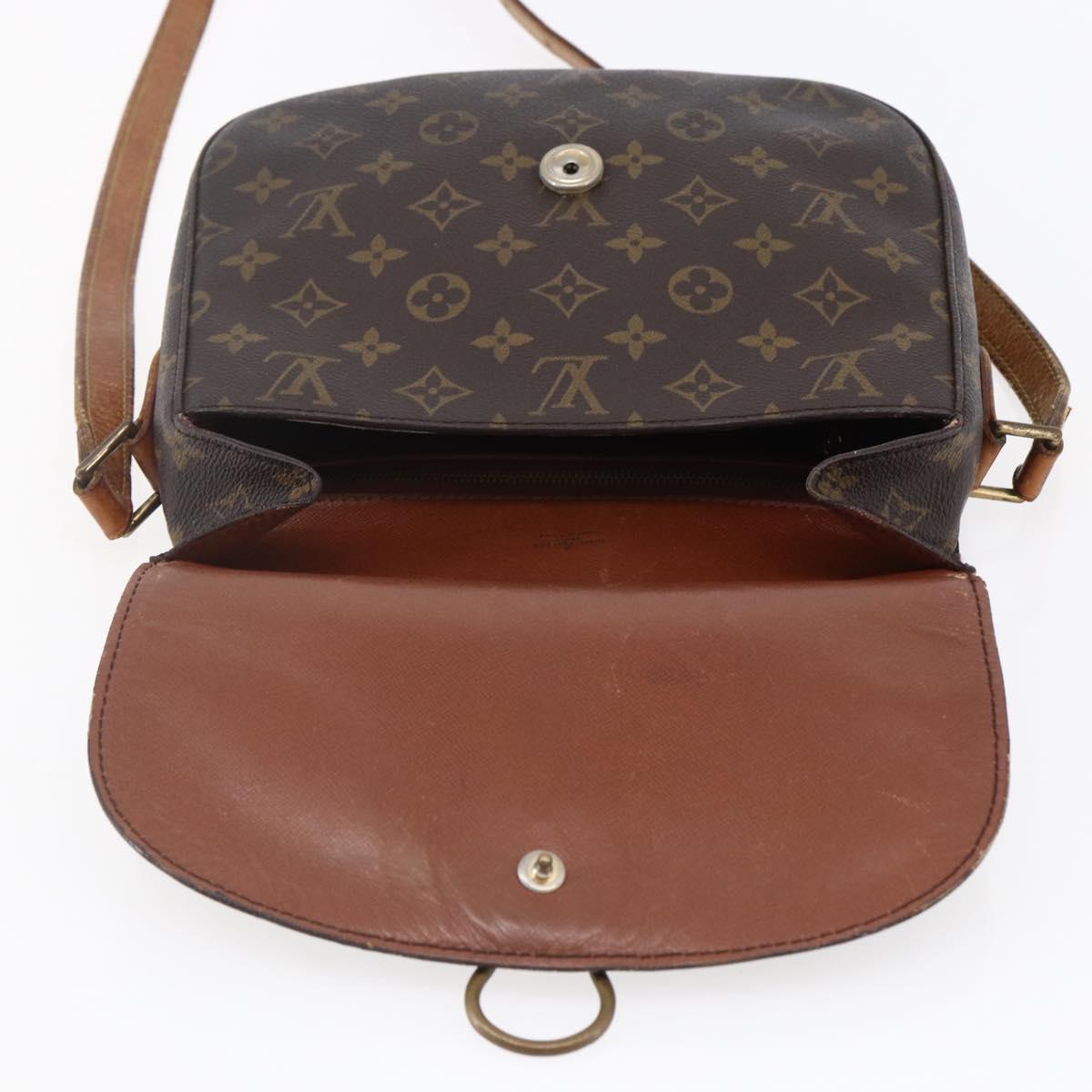 LOUIS VUITTON Monogram Saint Cloud GM Shoulder Bag M51242 LV Auth 147984