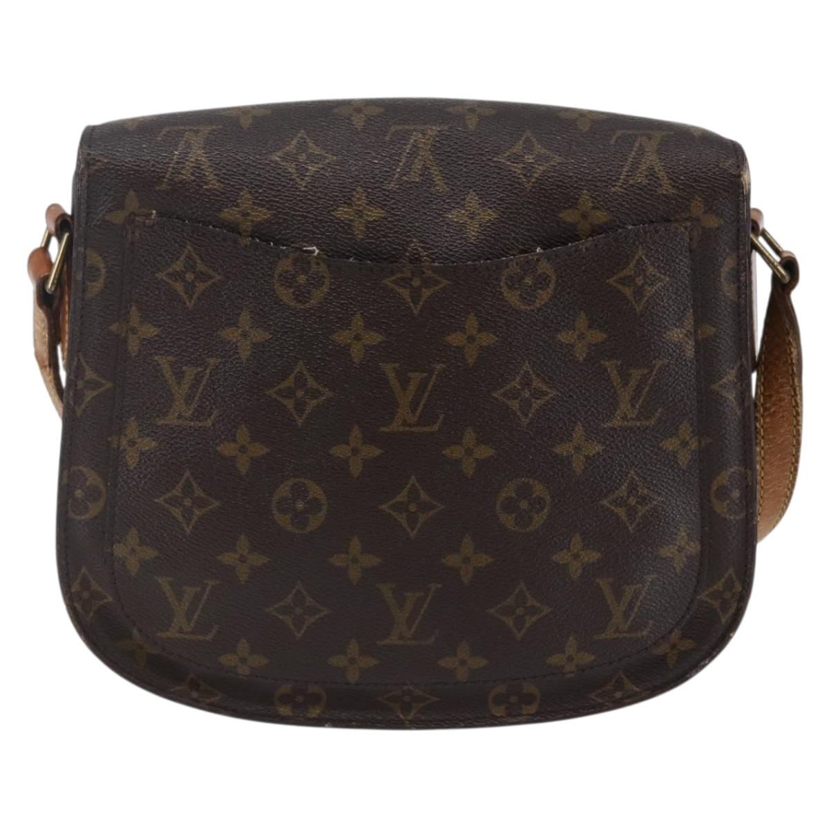 LOUIS VUITTON Monogram Saint Cloud GM Shoulder Bag M51242 LV Auth 147984