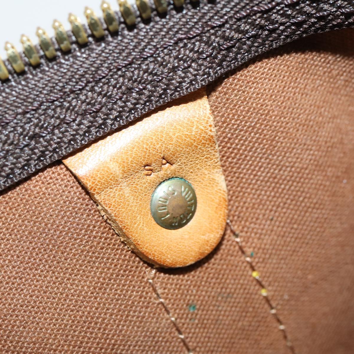 LOUIS VUITTON Monogram Keepall 60 Boston Bag M41422 LV Auth 147986