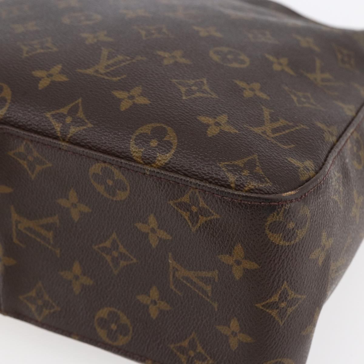 LOUIS VUITTON Monogram Looping GM Shoulder Bag M51145 LV Auth 147989