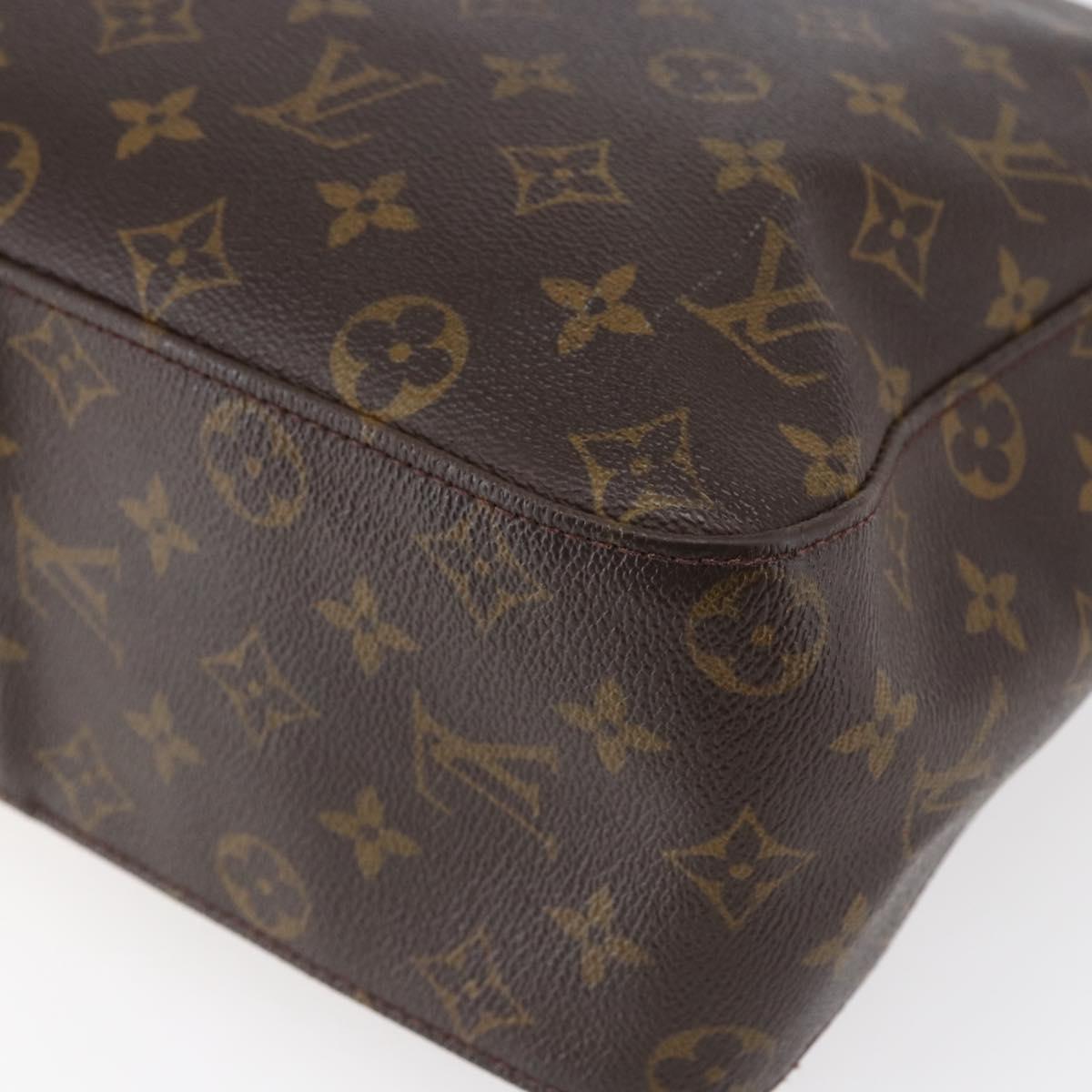 LOUIS VUITTON Monogram Looping GM Shoulder Bag M51145 LV Auth 147989