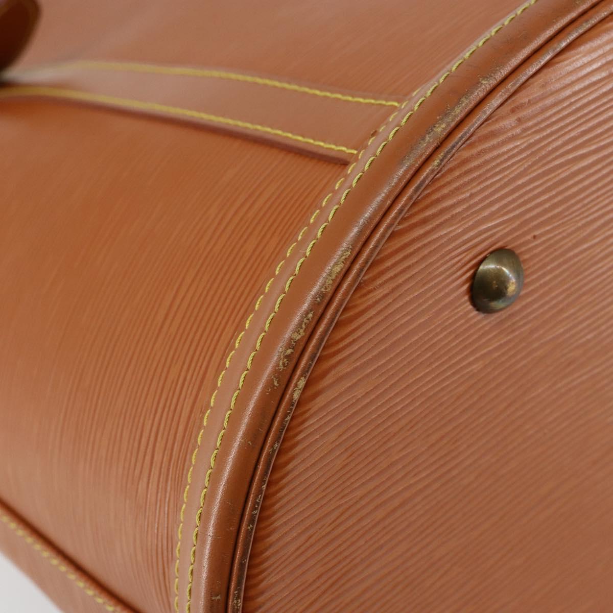 LOUIS VUITTON Epi Bucket GM Shoulder Bag SPO Beige LV Auth 147993