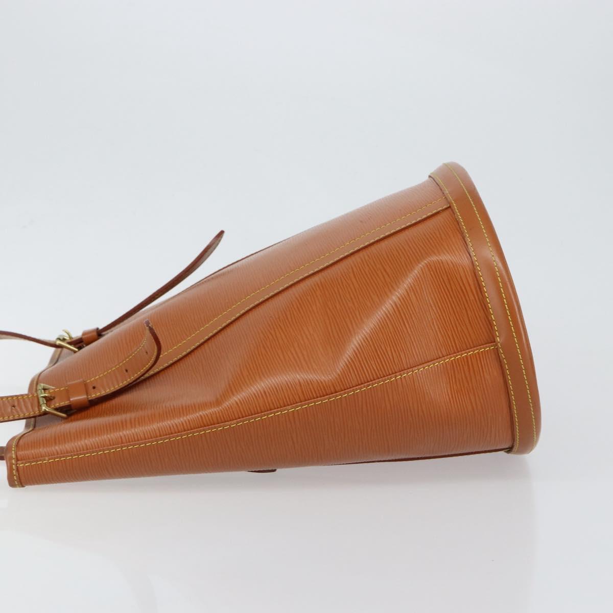 LOUIS VUITTON Epi Bucket GM Shoulder Bag SPO Beige LV Auth 147993