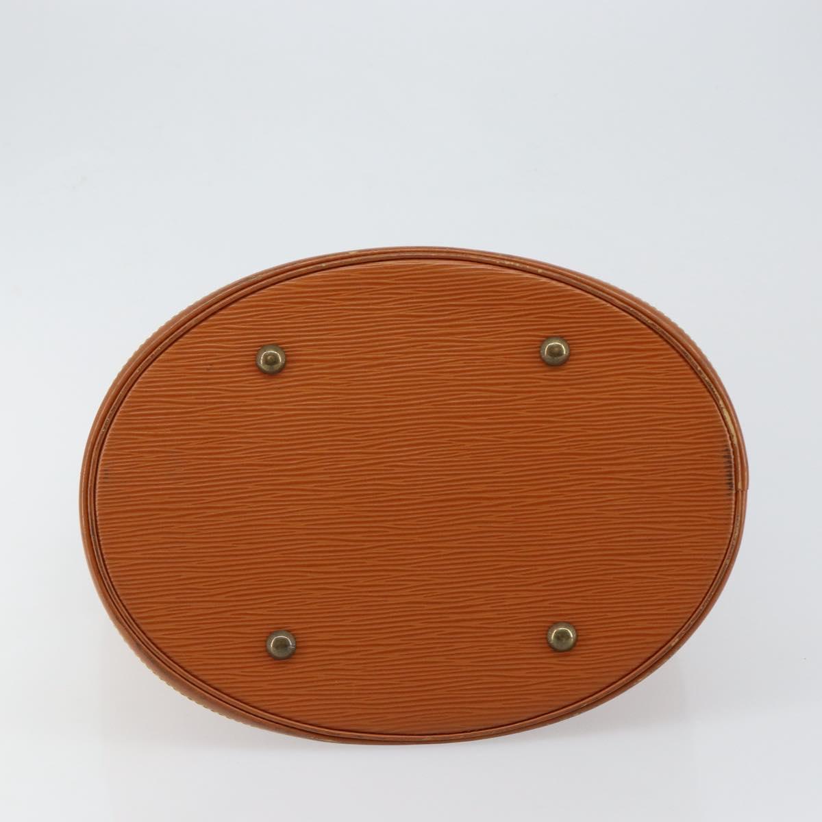 LOUIS VUITTON Epi Bucket GM Shoulder Bag SPO Beige LV Auth 147993