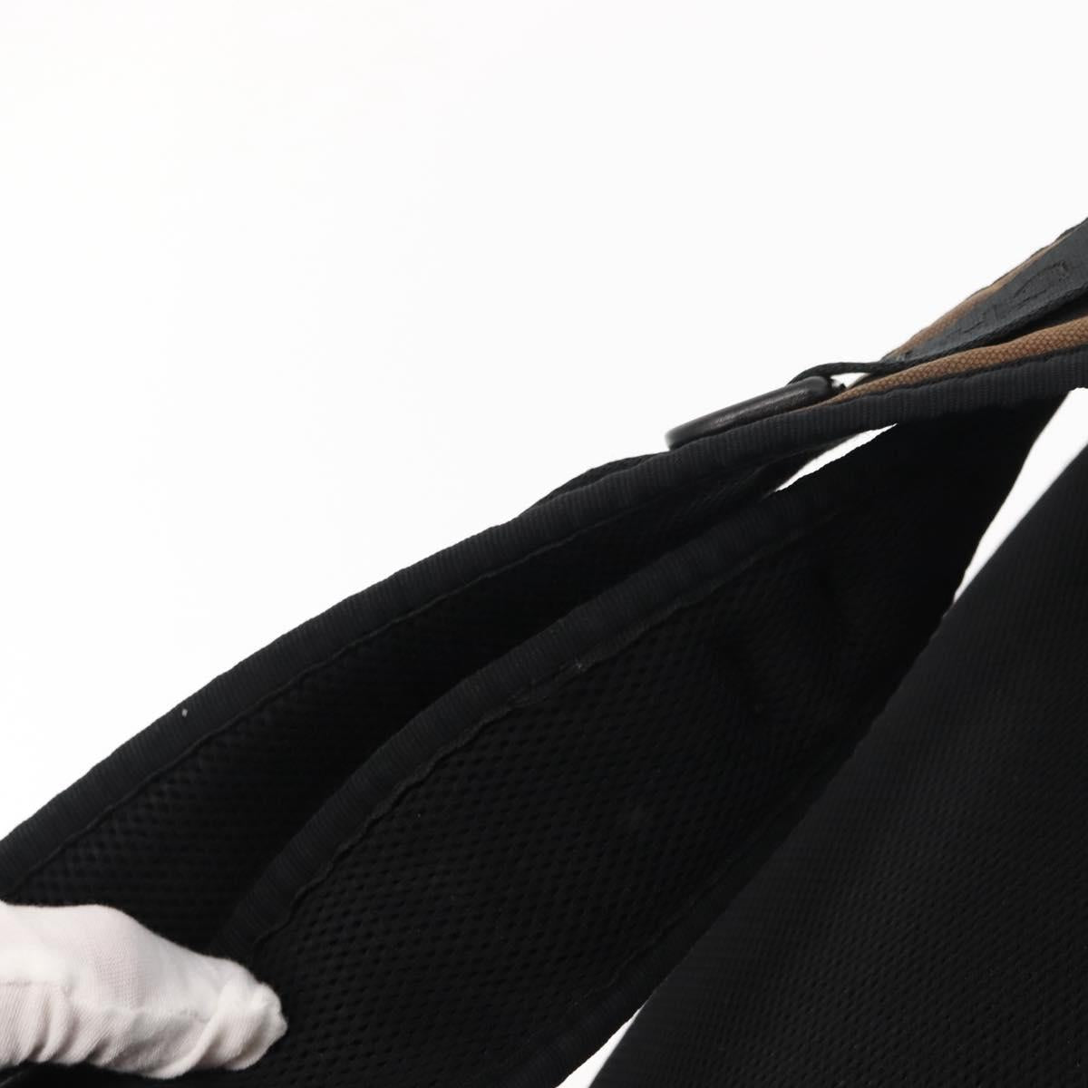 CHANEL Sports Line Backpack Canvas Brown CC Auth 148005