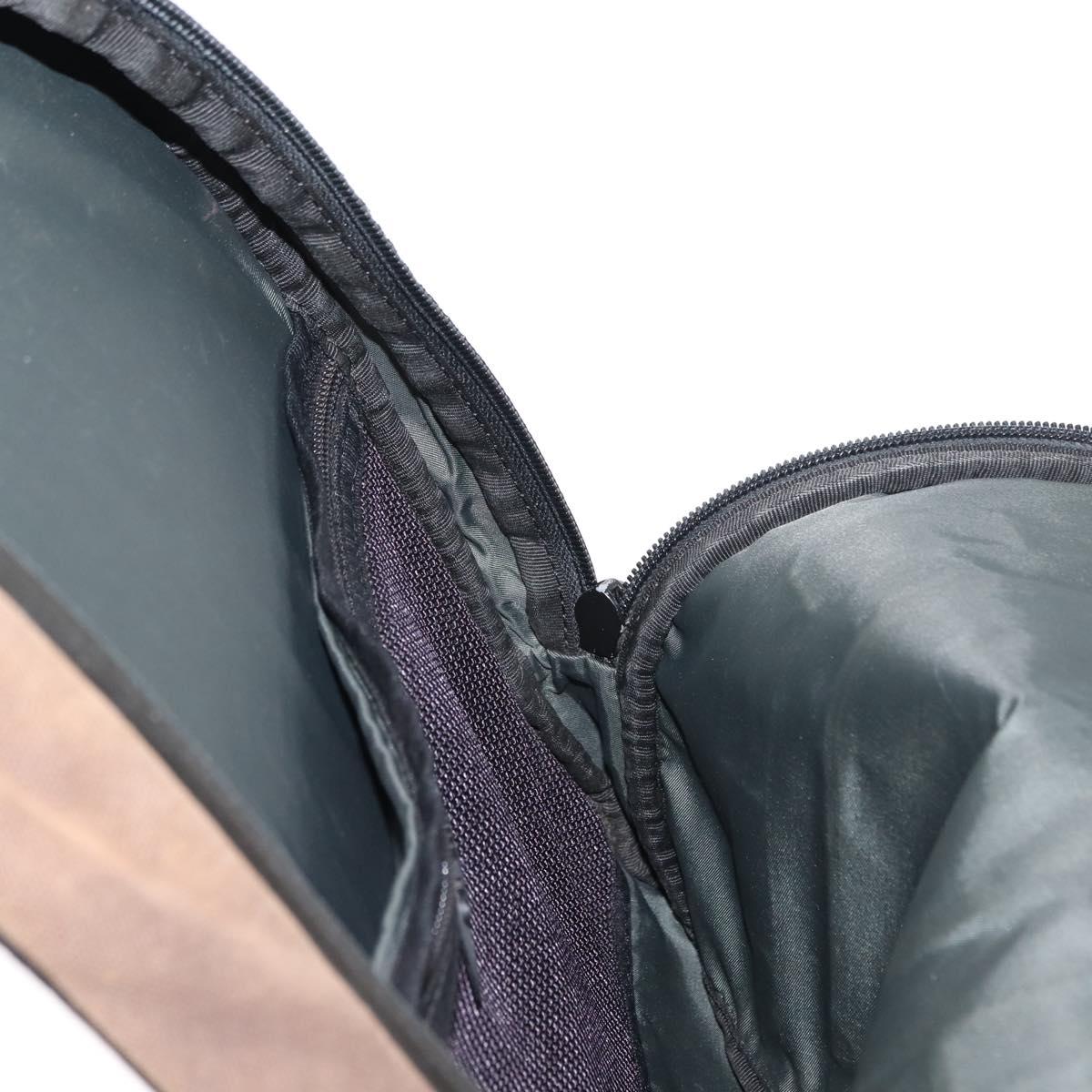 CHANEL Sports Line Backpack Canvas Brown CC Auth 148005