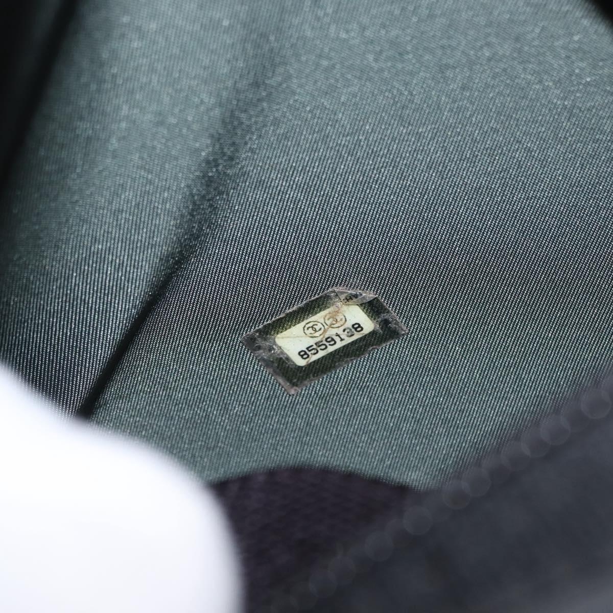 CHANEL Sports Line Backpack Canvas Brown CC Auth 148005