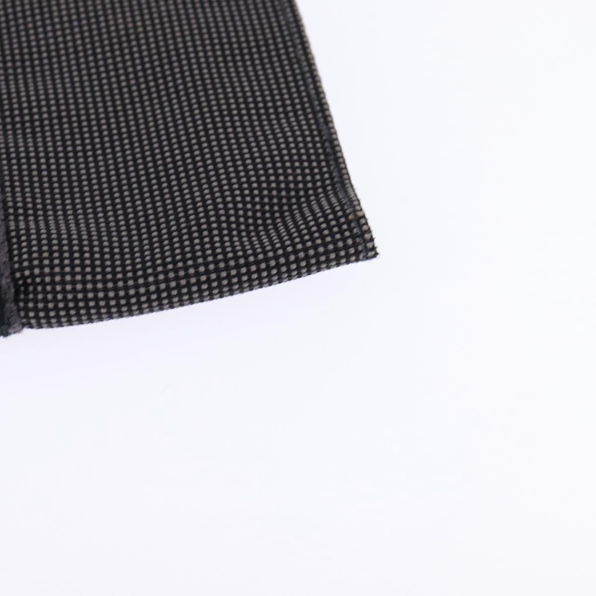 HERMES Pochette Her Line MM Shoulder Bag Canvas Gray Auth 148006