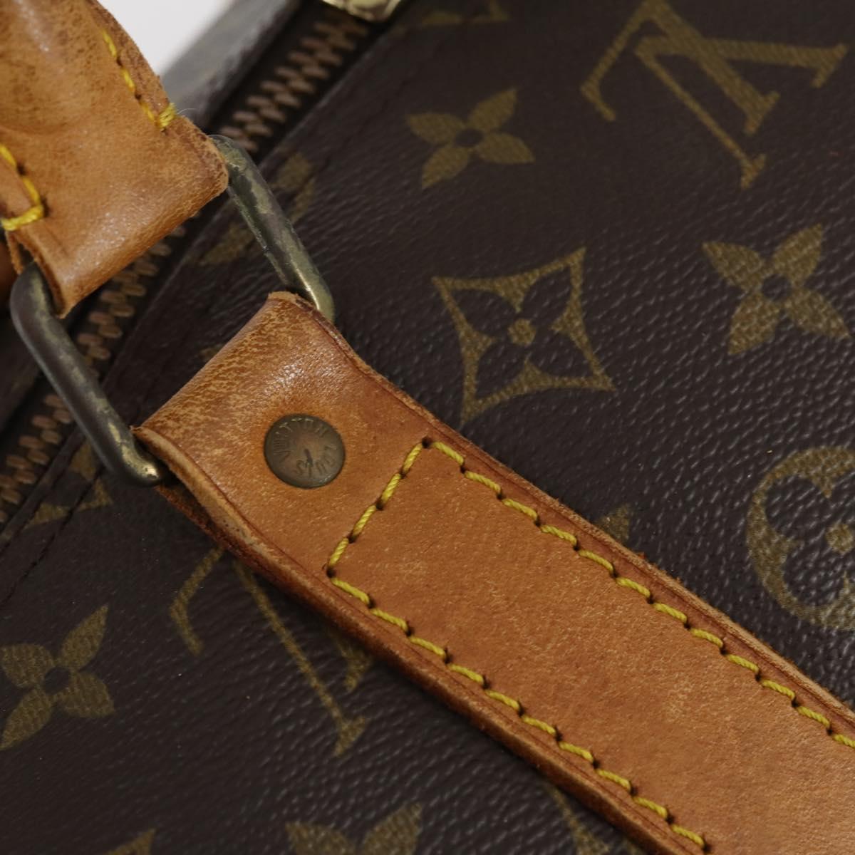 LOUIS VUITTON Monogram Keepall 55 Boston Bag M41424 LV Auth 148023