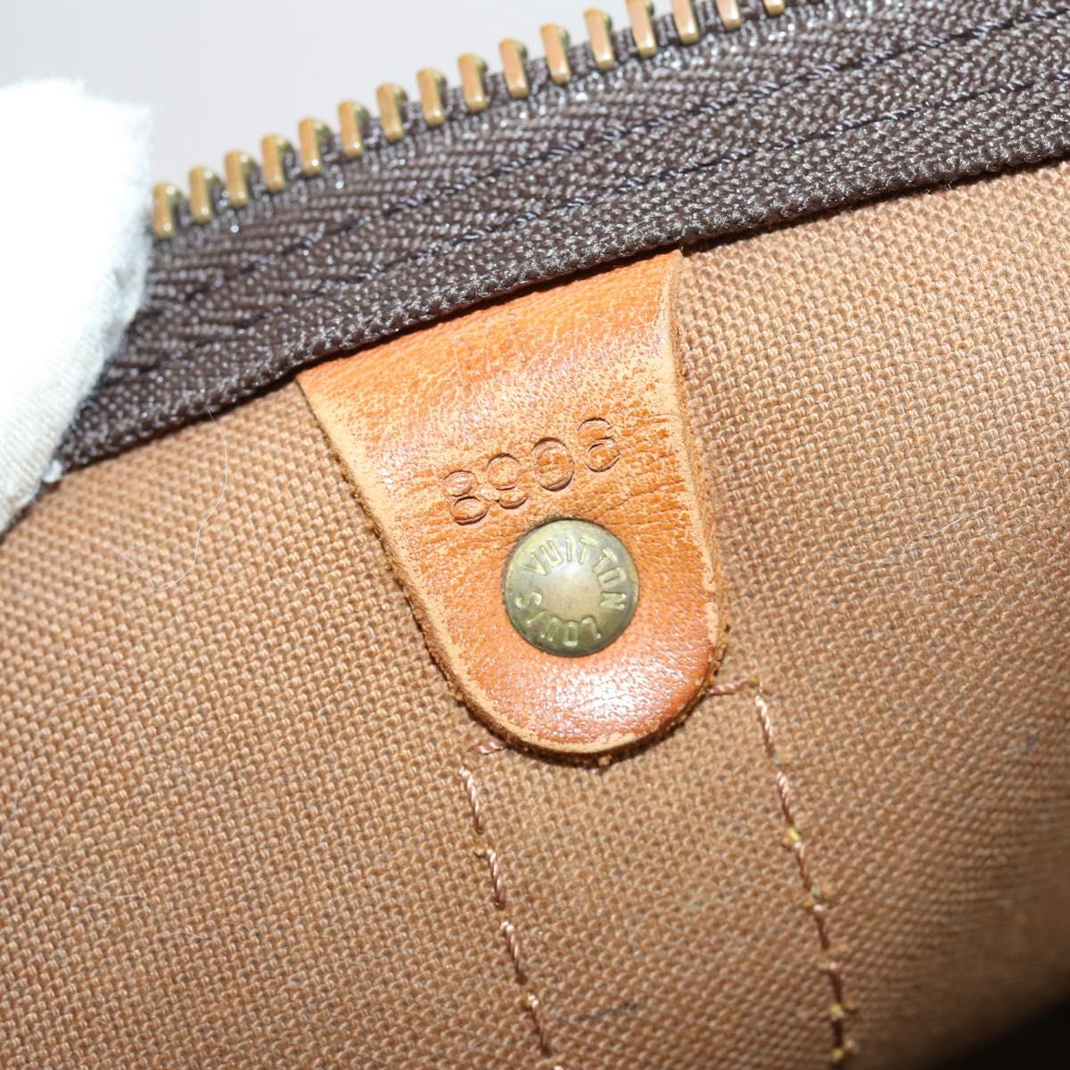 LOUIS VUITTON Monogram Keepall 55 Boston Bag M41424 LV Auth 148023