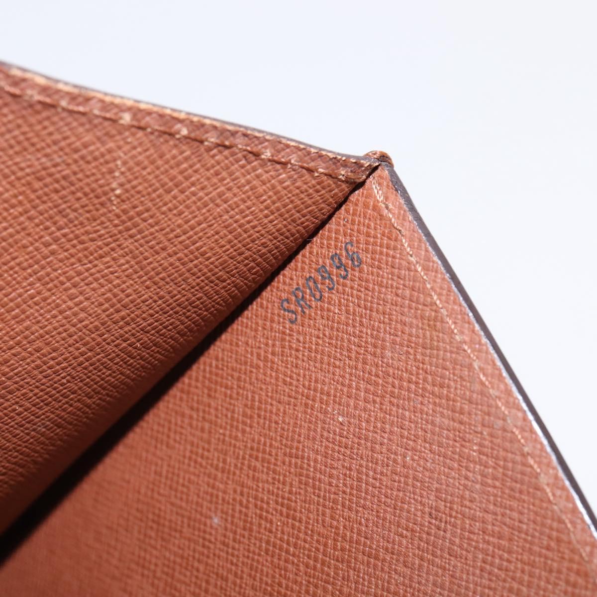 LOUIS VUITTON Epi Monceau 28 Hand Bag Brown M52123 LV Auth 148027